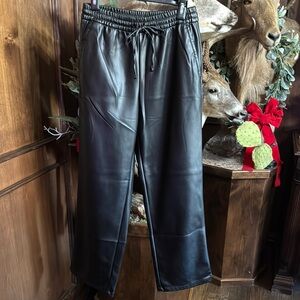 Women’s Gap Black Leather Pant Sz S
